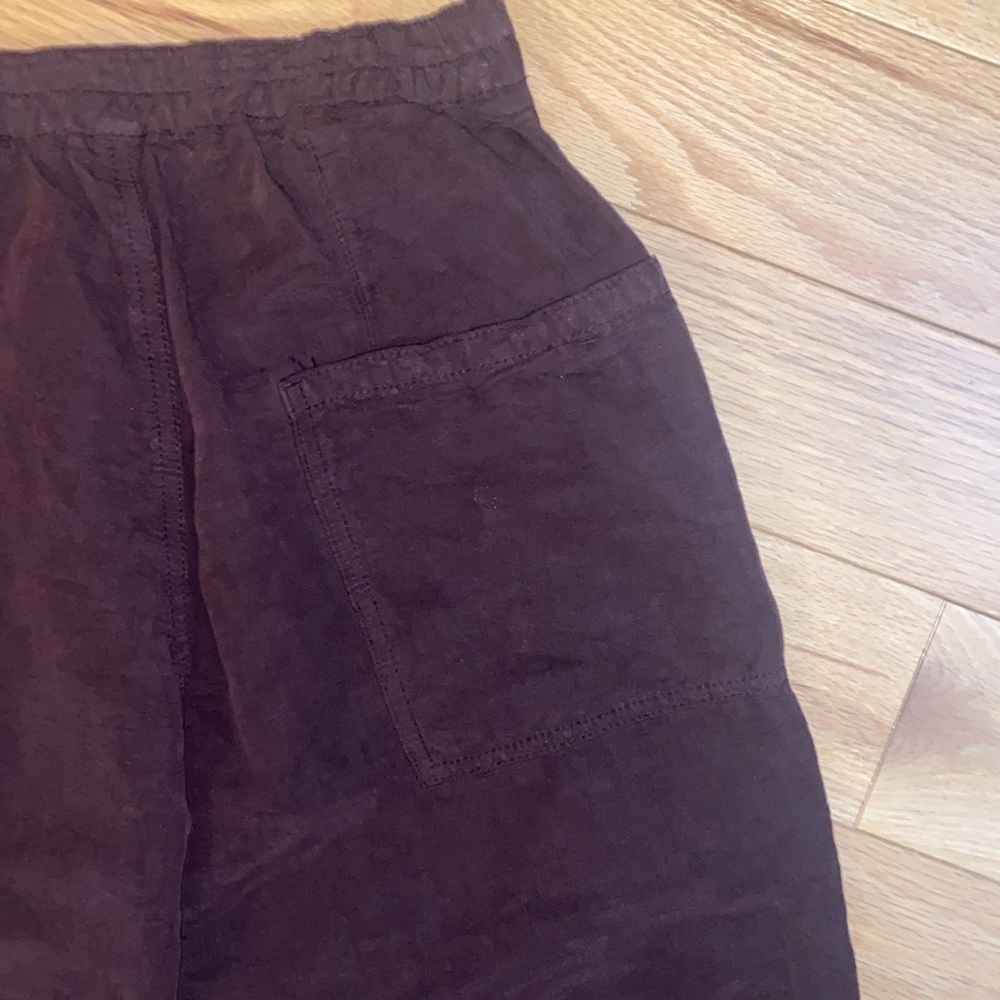 NWOT Val High-Rise Cargo Linen Blend Pants size US 4 - Picture 9 of 14